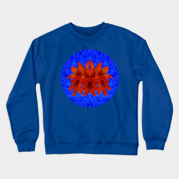 Flower head Crewneck Sweatshirt by Guardi